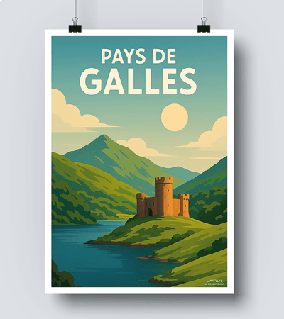 Affiche Pays de Galles - Wales