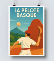 Affiche Pelote Basque