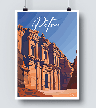 Affiche Petra - Jordanie