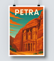 Affiche Petra - Jordanie