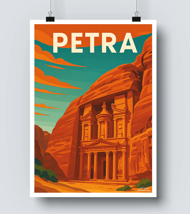 Affiche Petra - Jordanie