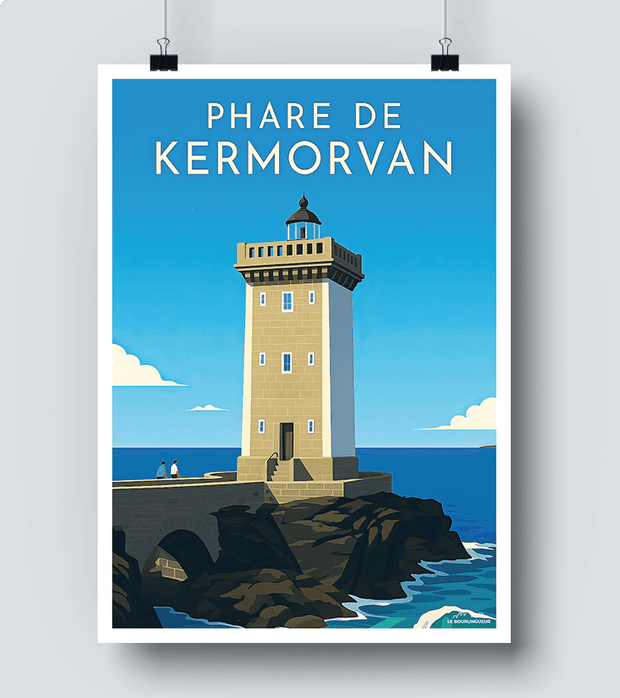 Affiche Phare de Kermorvan