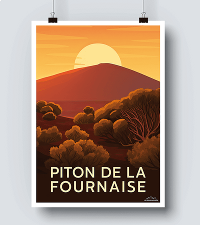 Affiche Piton de la Fournaise