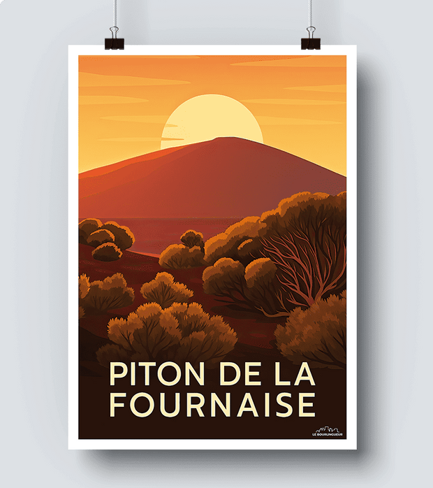Affiche Piton de la Fournaise