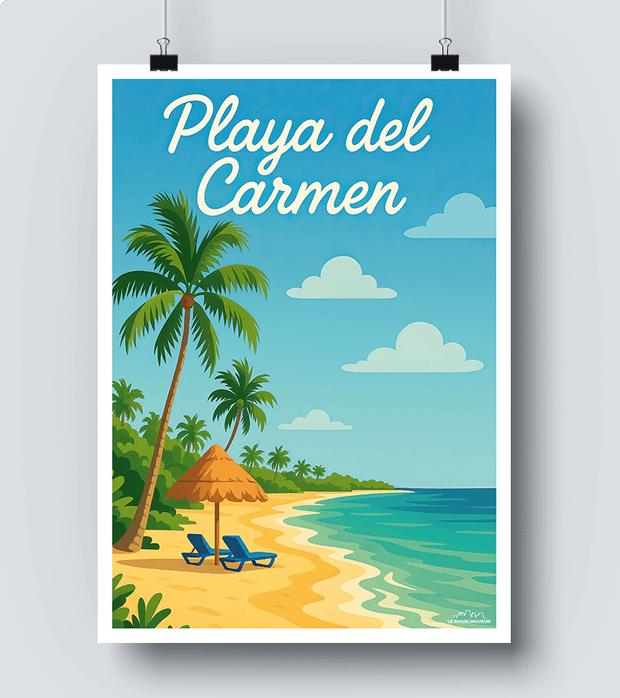 Affiche Playa Del Carmen