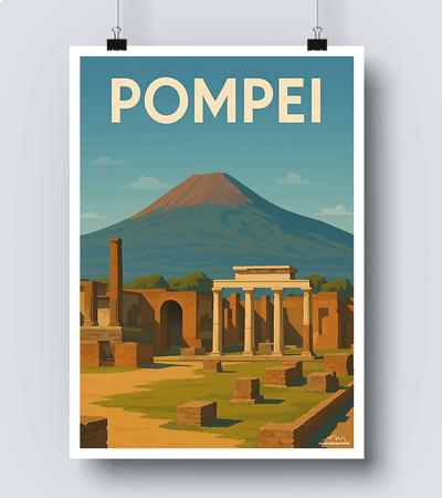 Affiche Pompéi