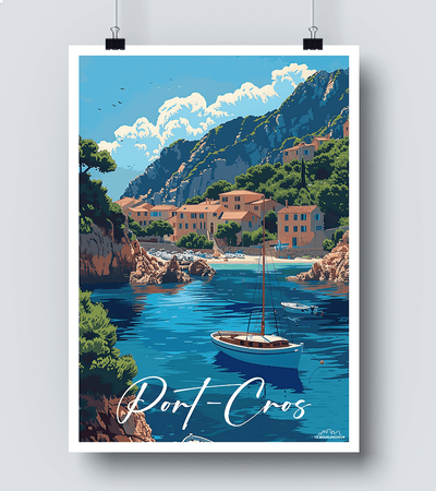 Affiche Port Cros