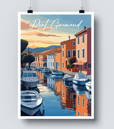 Affiche Port Grimaud
