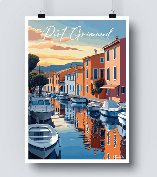 Affiche Port Grimaud