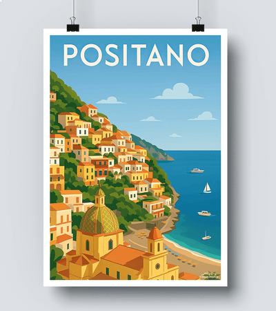 Affiche Positano