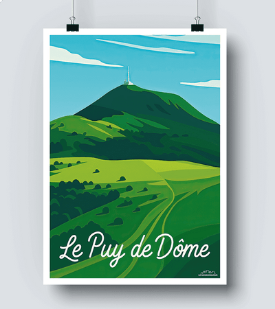 Affiche Vintage Puy de Dôme