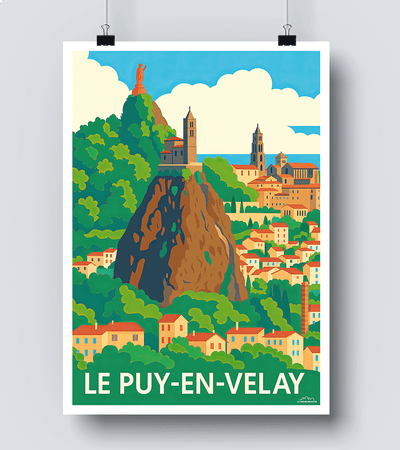 Affiche Vintage Le Puy en Velay