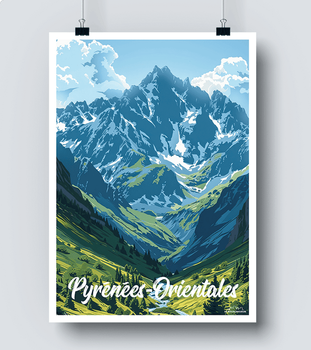 Affiche Pyrénées Orientales