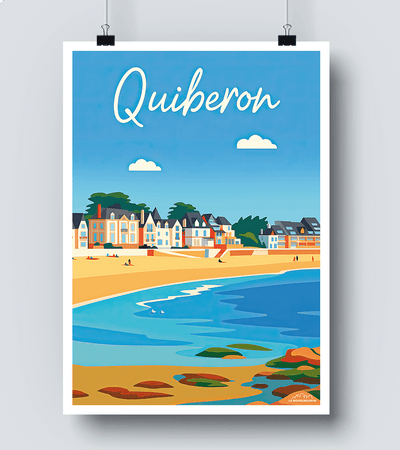 Affiche Plage de Quiberon