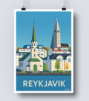 Affiche Reykjavik