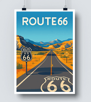 Affiche Route 66