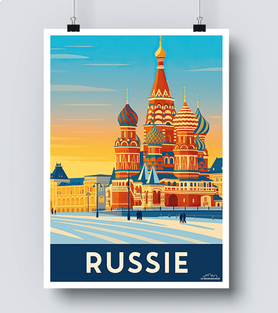 Affiche Vintage Russie