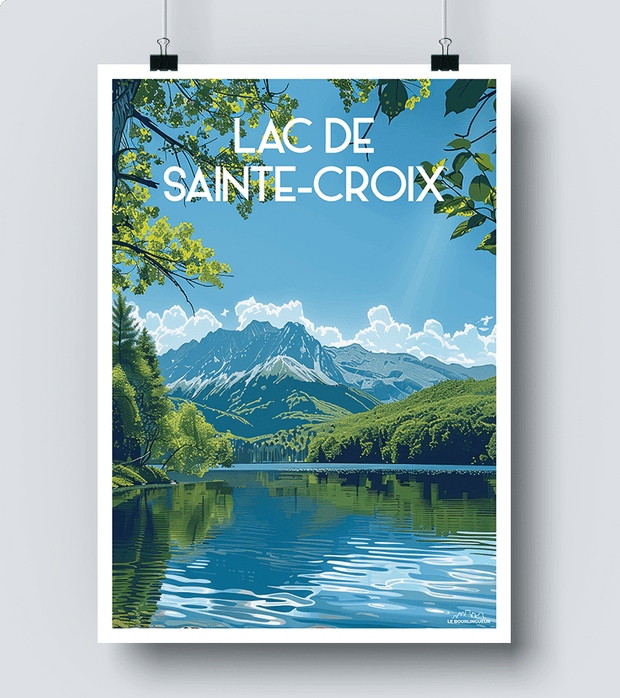 Affiche Lac de Sainte Croix