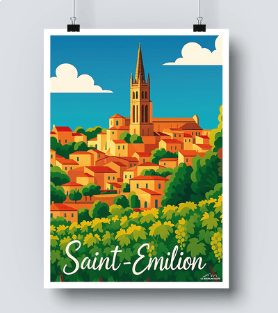 Affiche Saint-Emilion