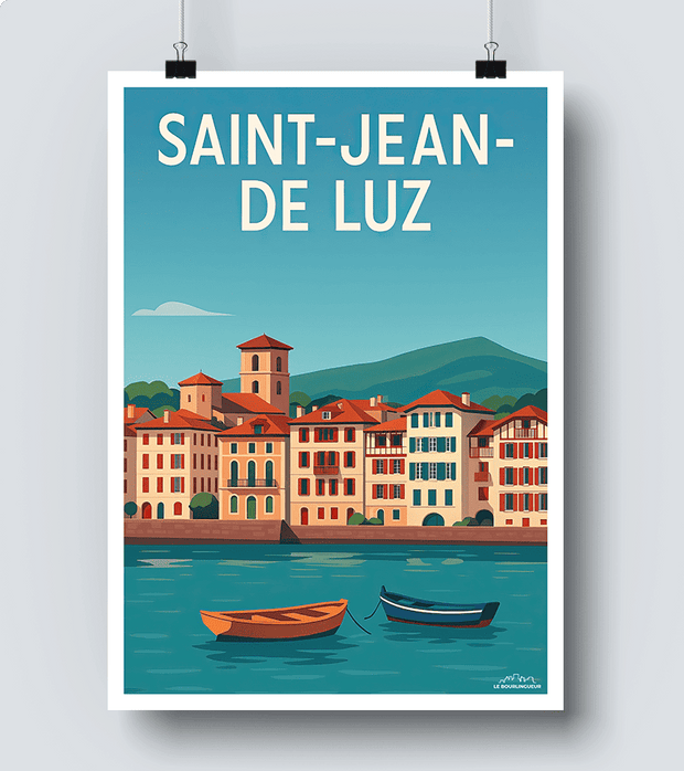 Affiche Vintage Saint-Jean-de-Luz
