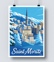 Affiche Saint Moritz
