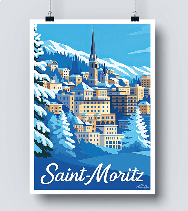 Affiche Saint Moritz
