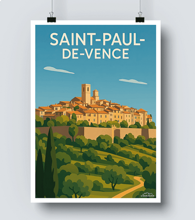 Affiche Saint-Paul-de-Vence