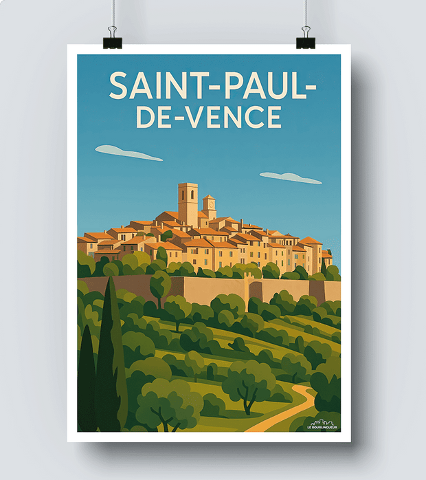 Affiche Saint-Paul-de-Vence