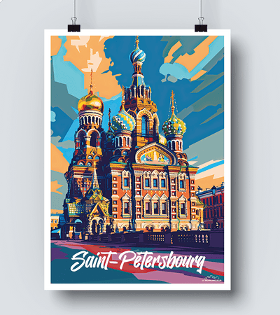 Affiche Saint Petersbourg