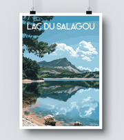 Affiche Lac du Salagou