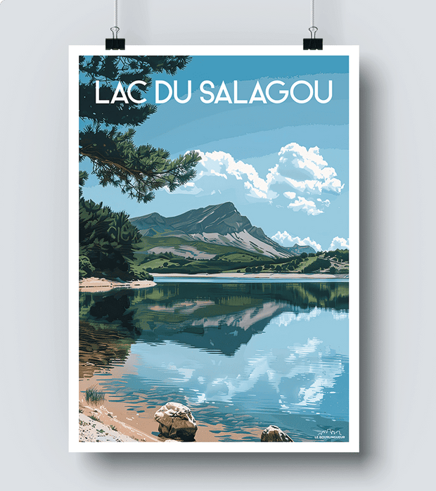 Affiche Lac du Salagou