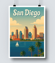 Affiche San Diego
