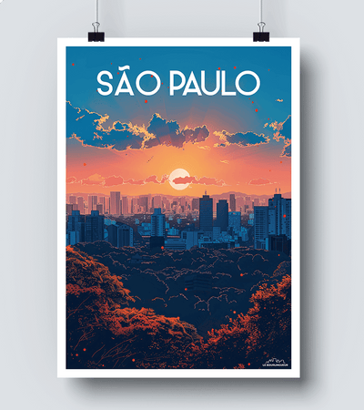Affiche Sao Paulo