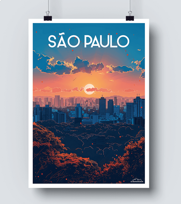 Affiche Sao Paulo
