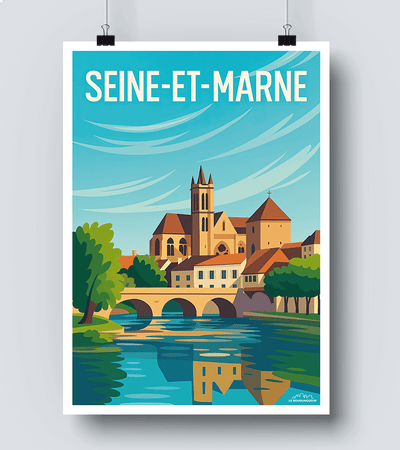 Affiche Seine et Marne