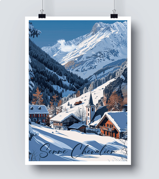 Affiche Serre Chevalier