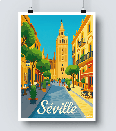 Affiche Vintage Séville
