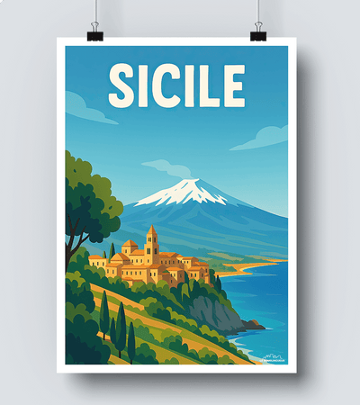 Affiche Sicile