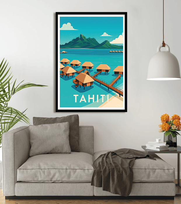 poster île Tahiti