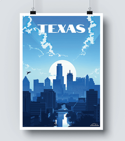 Affiche Texas