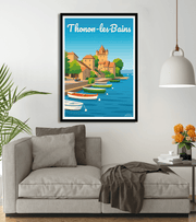 poster Vintage Thonon