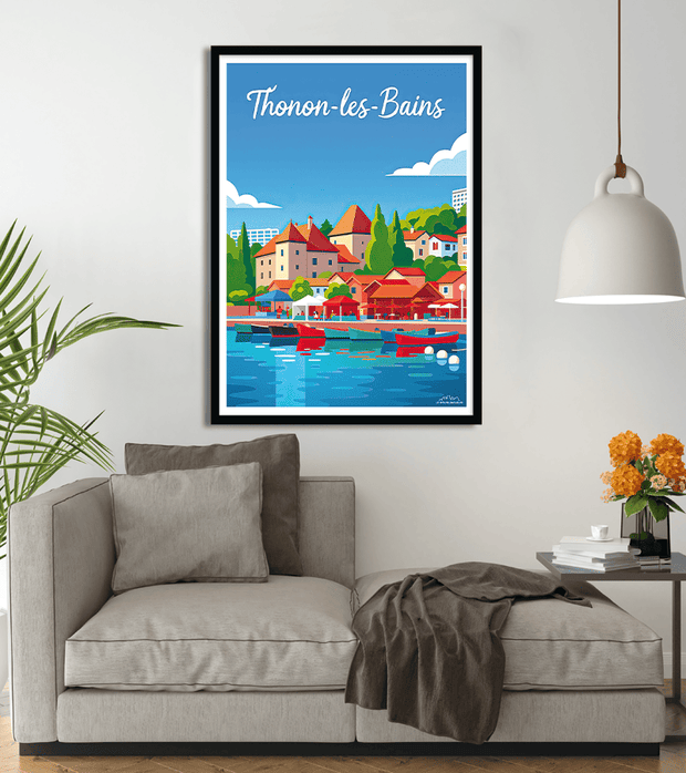 poster Thonon les Bains