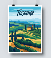 Affiche Toscane