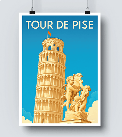 Affiche Tour de Pise
