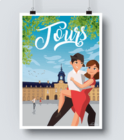 Affiche Tours ville