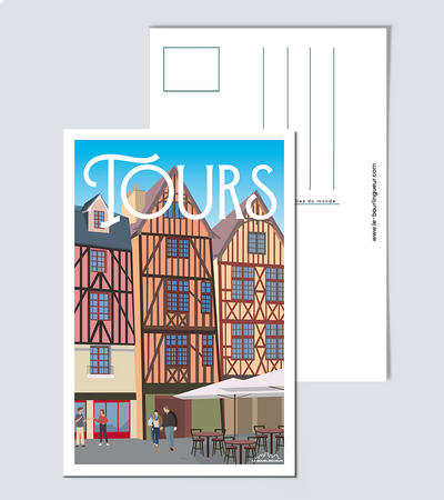 Carte postale Ville de Tours