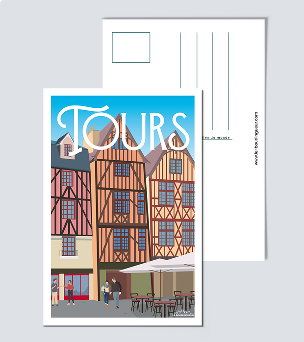 Carte postale Ville de Tours