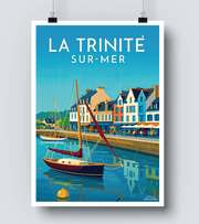Affiche ville de Trinité-sur-Mer