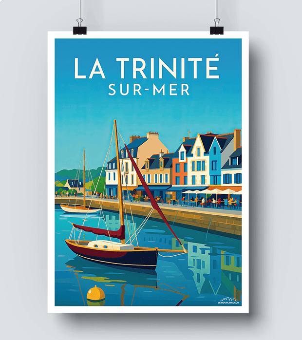 Affiche ville de Trinité-sur-Mer