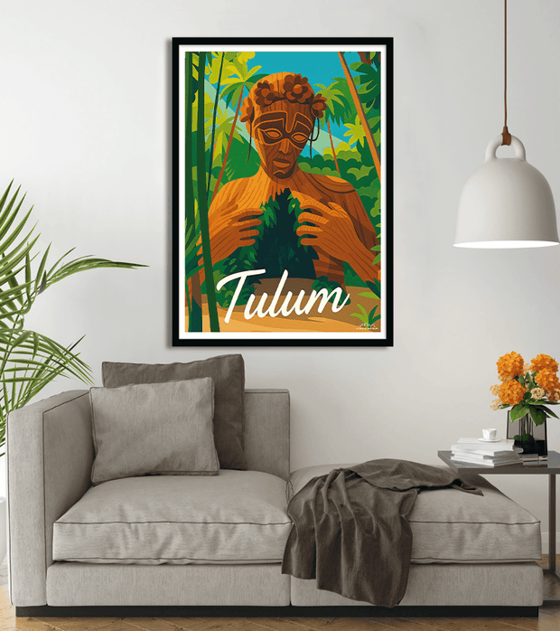 poster vintage Tulum